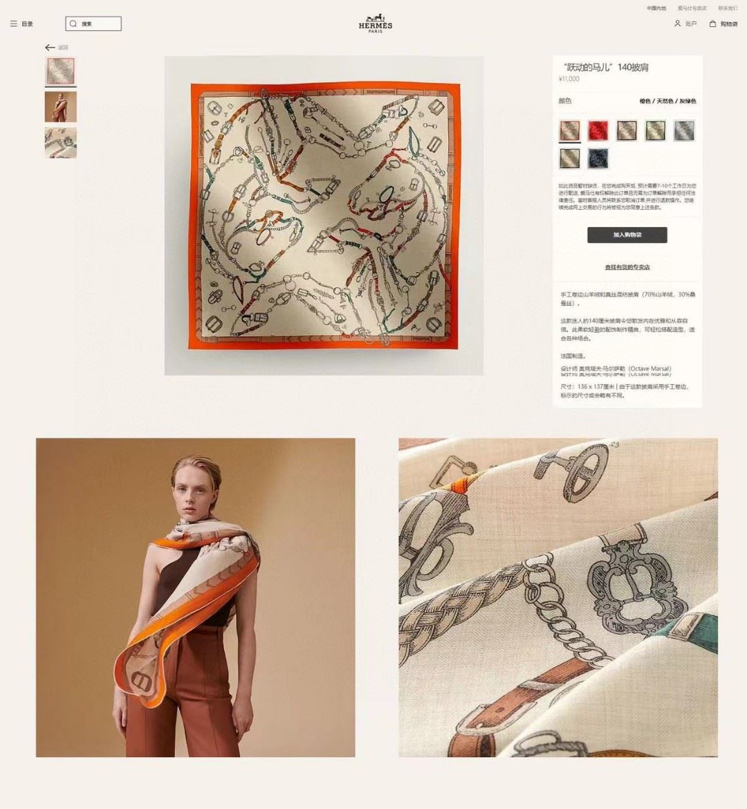 Hermes Scarf